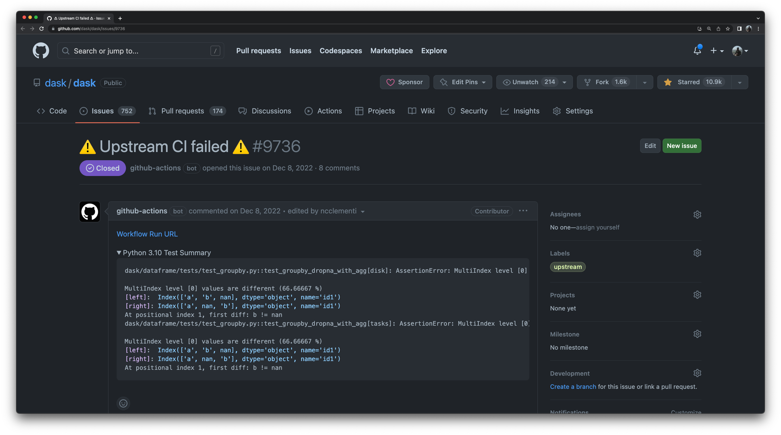 example-upstream-CI-issue